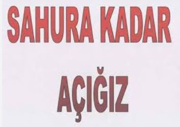 Sahura kadar uyanık mısınız arkadaşlar?
