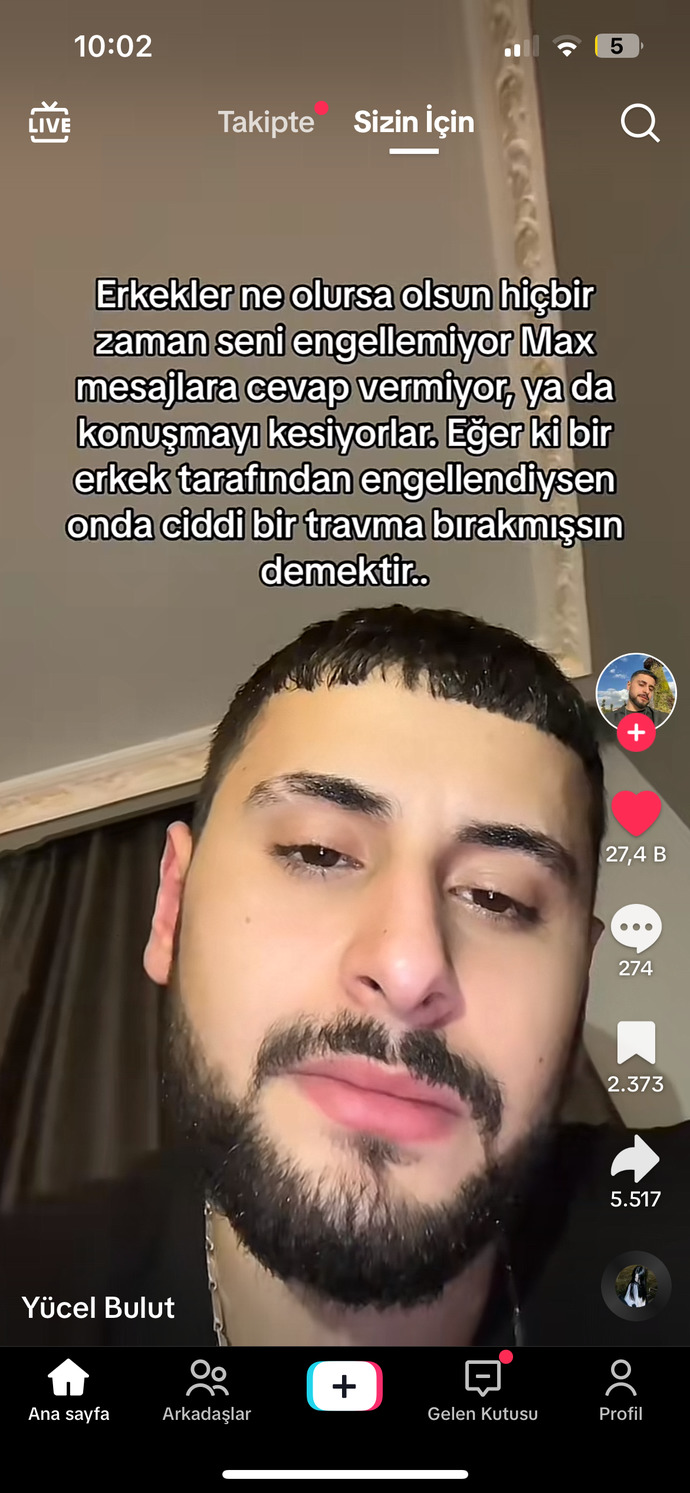 Duygusal bir tartışma sonrası birini engellediniz mi hiç?