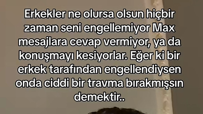 Duygusal bir tartışma sonrası birini engellediniz mi hiç?