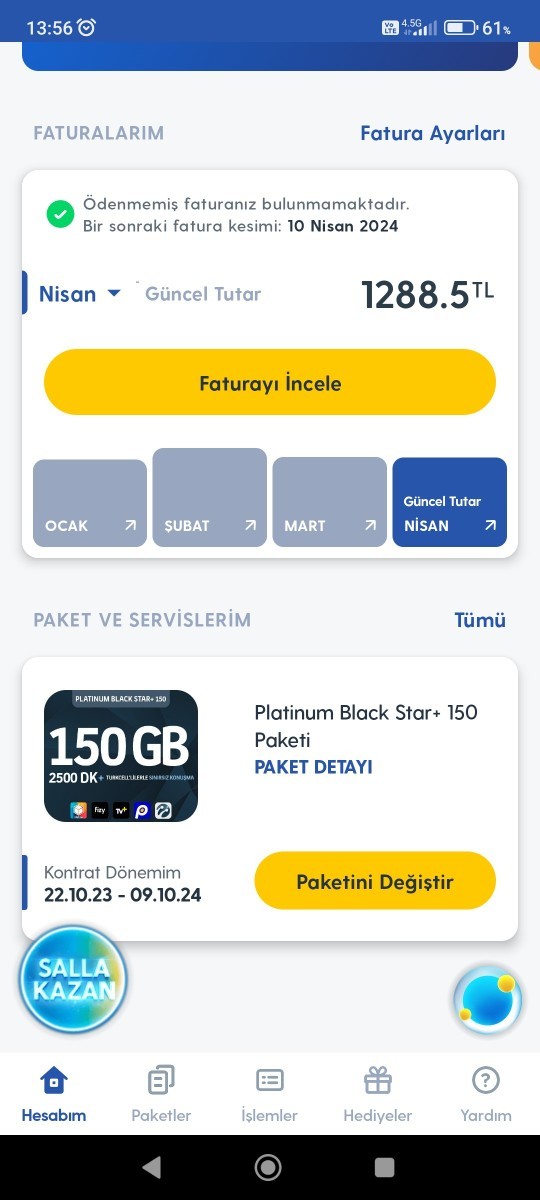 Telefon faturanız için ne kadar ödüyorsunuz?