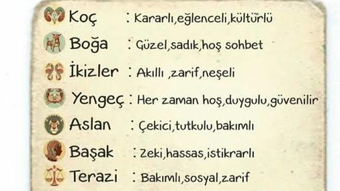 Konuştuğunuz insanların burçlarını merak eder misiniz?