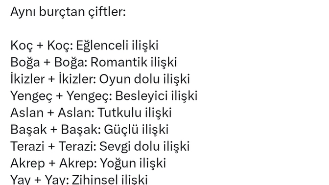 Burcunuza göre, kendi burcunuzla nasıl bir ilişkiniz olur?