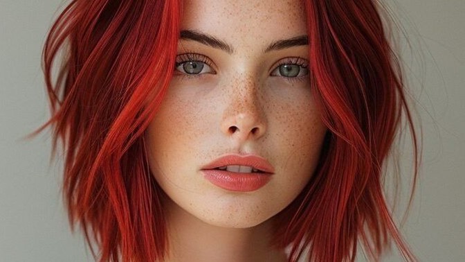 Kızıl saç rengi beyaz tenli olan kızlara daha mı çok yakışıyor?