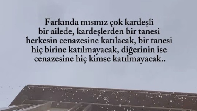 En son neyi fark ettin sayın soruyu okur?