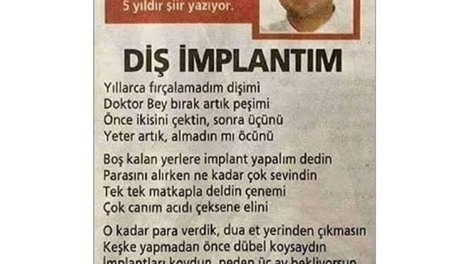 Siz de böyle özgün şiirler yazar mısınız?