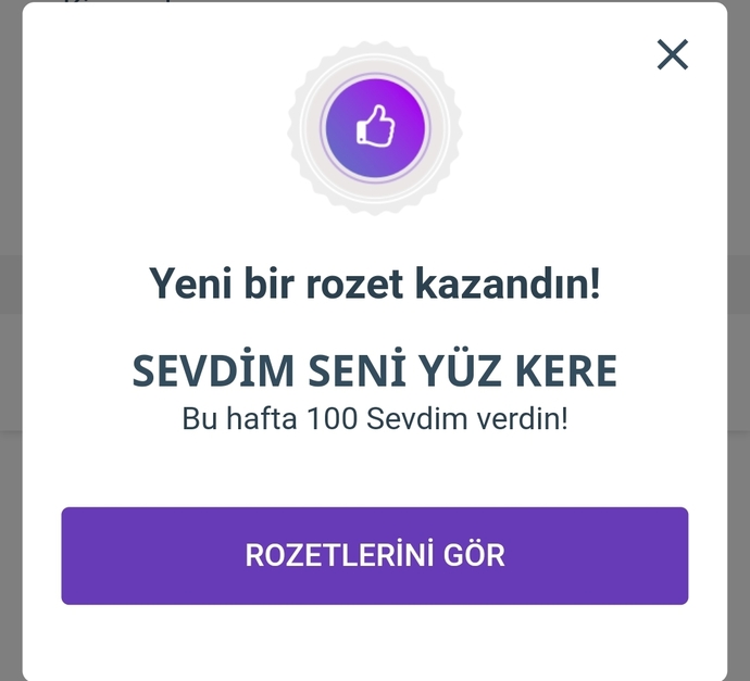 Seni 100 kere de 1000 kere de sevsem yetmez dediğiniz biri var mı?