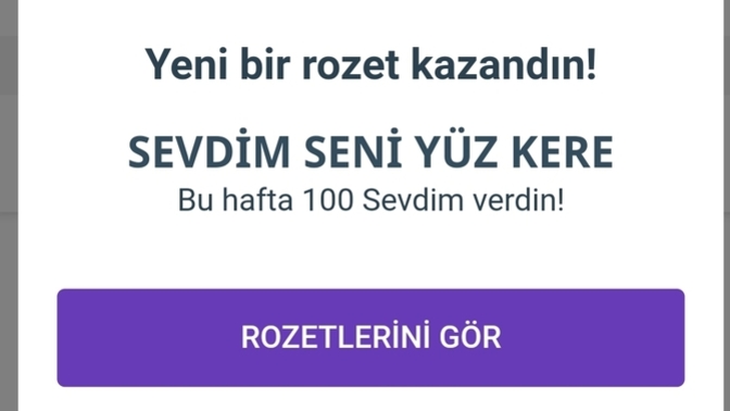 Seni 100 kere de 1000 kere de sevsem yetmez dediğiniz biri var mı?