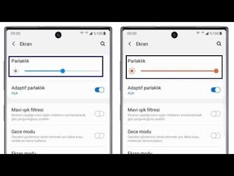 Telefon parlaklığını kısar mısınız?