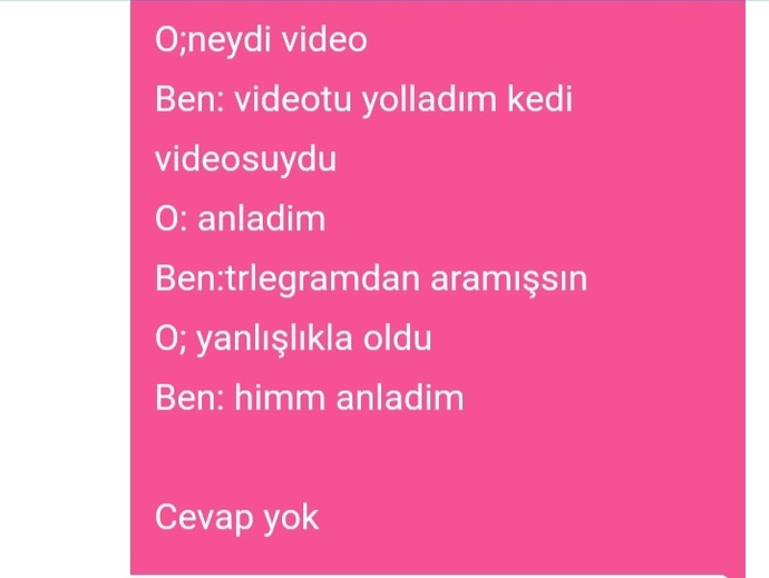 Bu mesajlar ne demek?