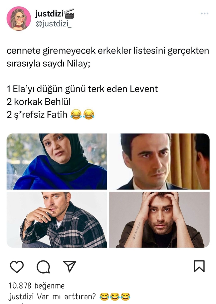 Cennete giremeyecek erkekler listesine kimleri eklersiniz?