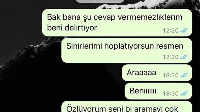Benden soğumuş mu?
