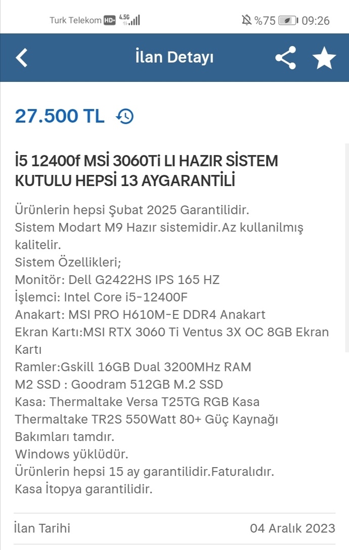 Bu sisteme kaç para verilir?