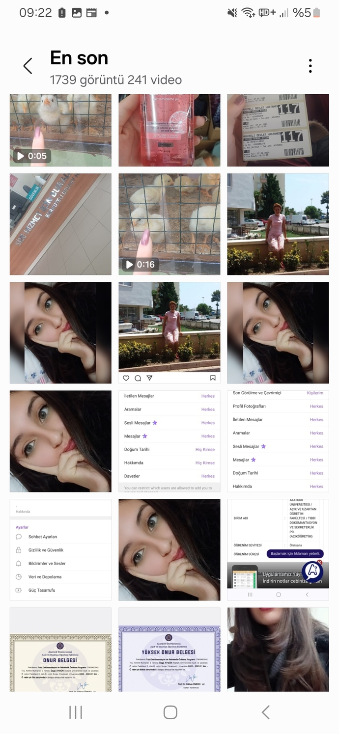 Samsung galaxy A34 kullanıyorum resimlerde ve mesajlarda puslu bir görünüm var renk açılması var koyu fotoğraflarda mesajlar puslu?