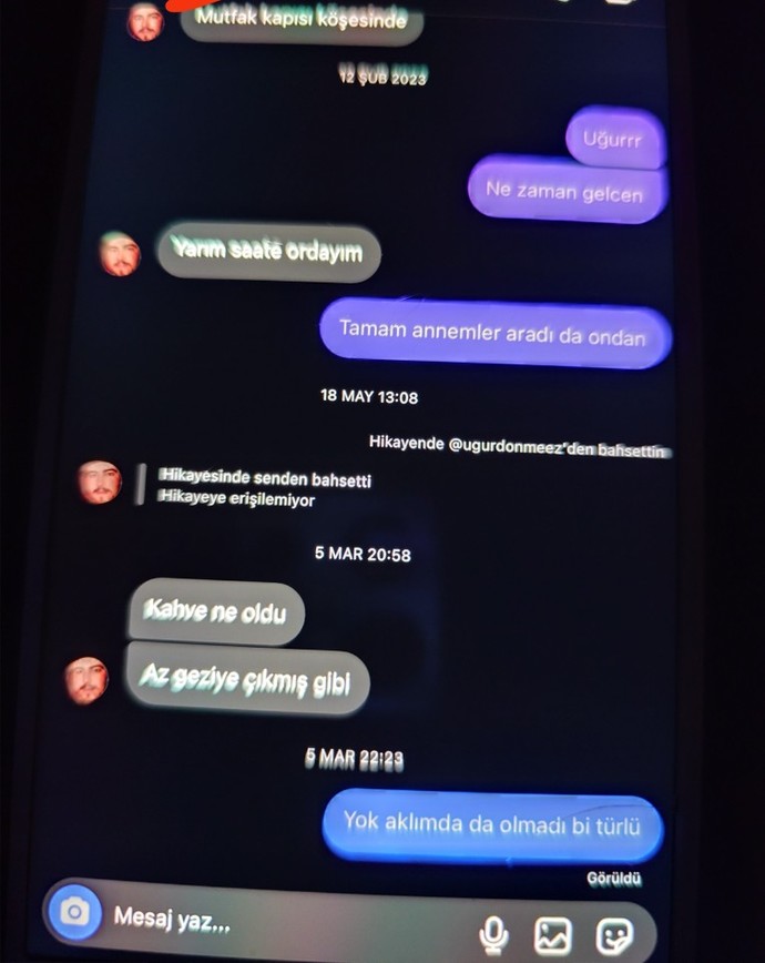 Geçmişinde kız arkadaşının kocasiyla bu şekilde diyaloğu olan birine guvenebilirmisiniz?