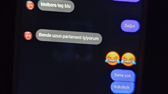 Geçmişinde kız arkadaşının kocasiyla bu şekilde diyaloğu olan birine guvenebilirmisiniz?