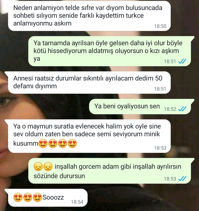Sizce benim için 2 yıllık ilişkisini bitirir mi yoksa sadece kandırıyor mu beni?