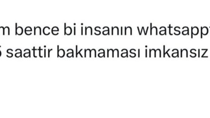 Ne kadar doğru bir söz?