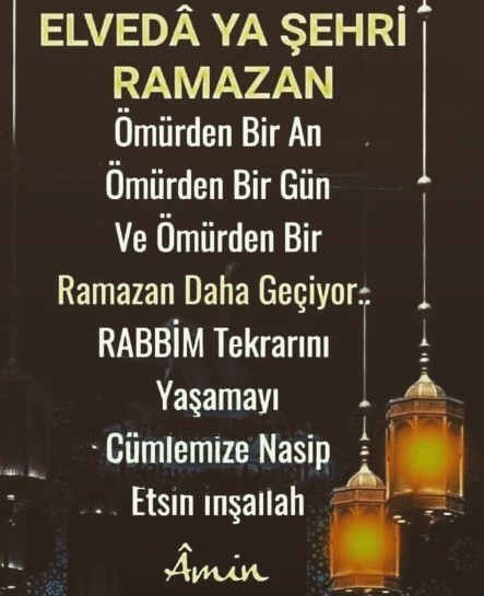 Ramazanı şerif Bitiyor Kimleriniz Üzülüyor ne hissediyorsunuz?