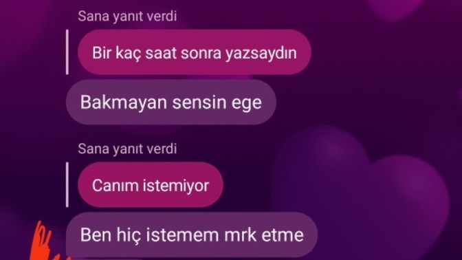 Sevgilimin böyle davranması?