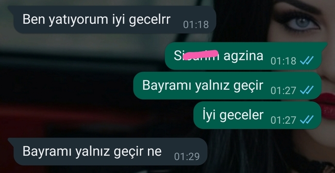 Şu an o karşınızda olsa ne söylemek isterdiniz?