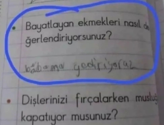 Buna çok güldüm 😃😃