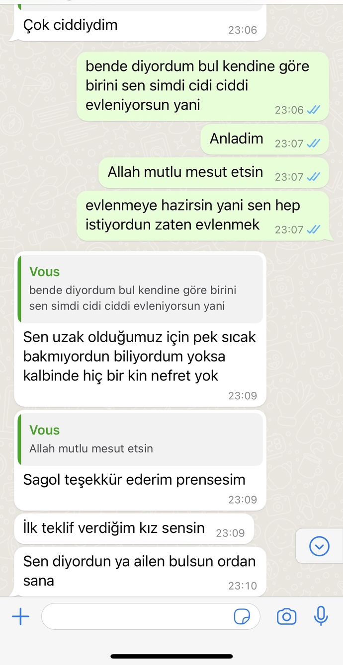 Bu konuşmalardan ne düşünüyorsunuz?