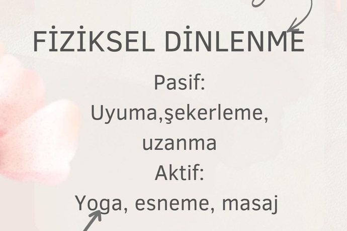 Bu dinlenme türlerinden hangisi size hitap ediyor?