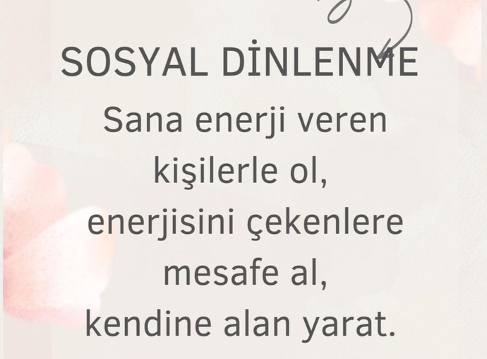 Bu dinlenme türlerinden hangisi size hitap ediyor?