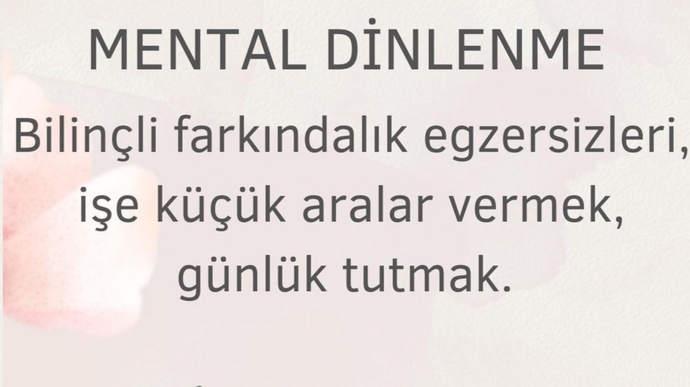 Bu dinlenme türlerinden hangisi size hitap ediyor?