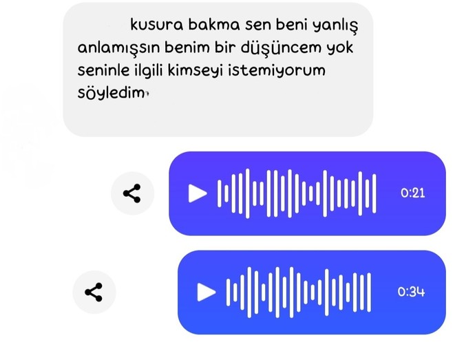 Eski sevgili arkadasca yazarmı?