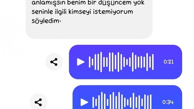 Eski sevgili arkadasca yazarmı?