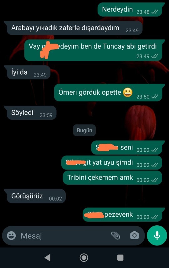 Arkadaşınızın attığı tribi çeker misiniz?