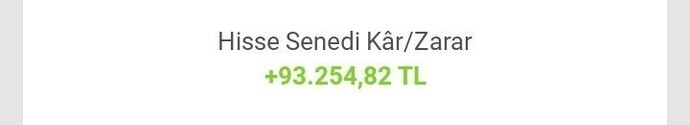 Borsada dün ki kazancım 93.254.82 lira sizce nasıl? Sizde durumlar nasıl?