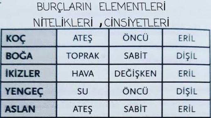 Sizce burçların cinsiyeti olur mu?