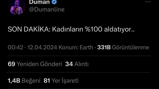 Günün en anlamlı tweeti 😂😂😂 sizce doğrumu ?