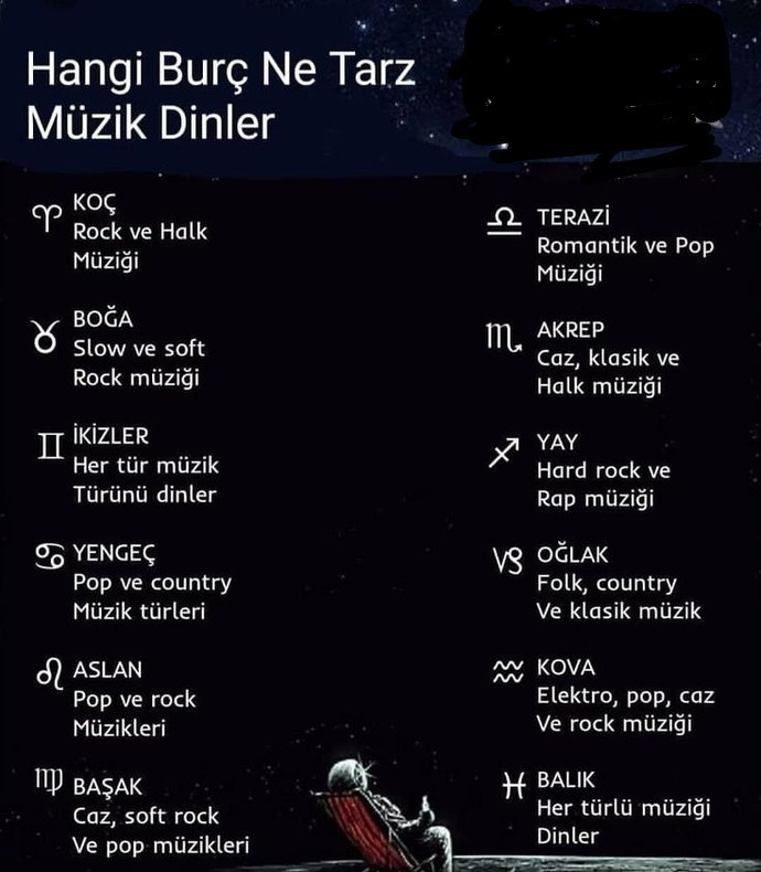 Hangi burç ne tarz müzik dinler?