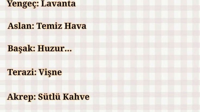 Sizin kokunuz ne olurdu?