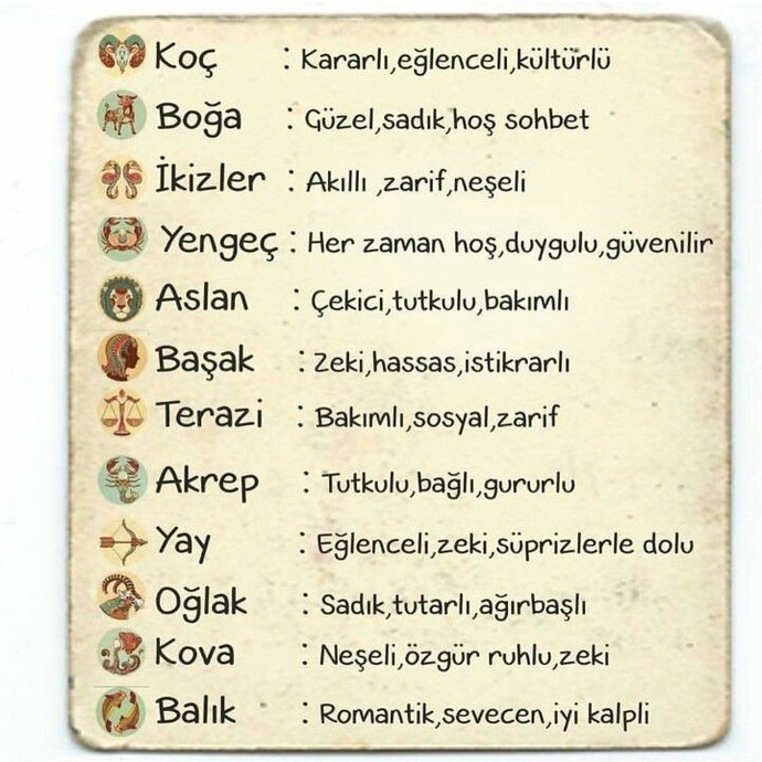 Burçlara göre nasıl birisiniz?