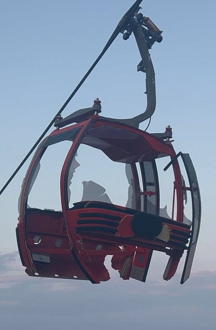 Teleferikte kaza olmuş! Hiç teleferiğe bindiniz mi?