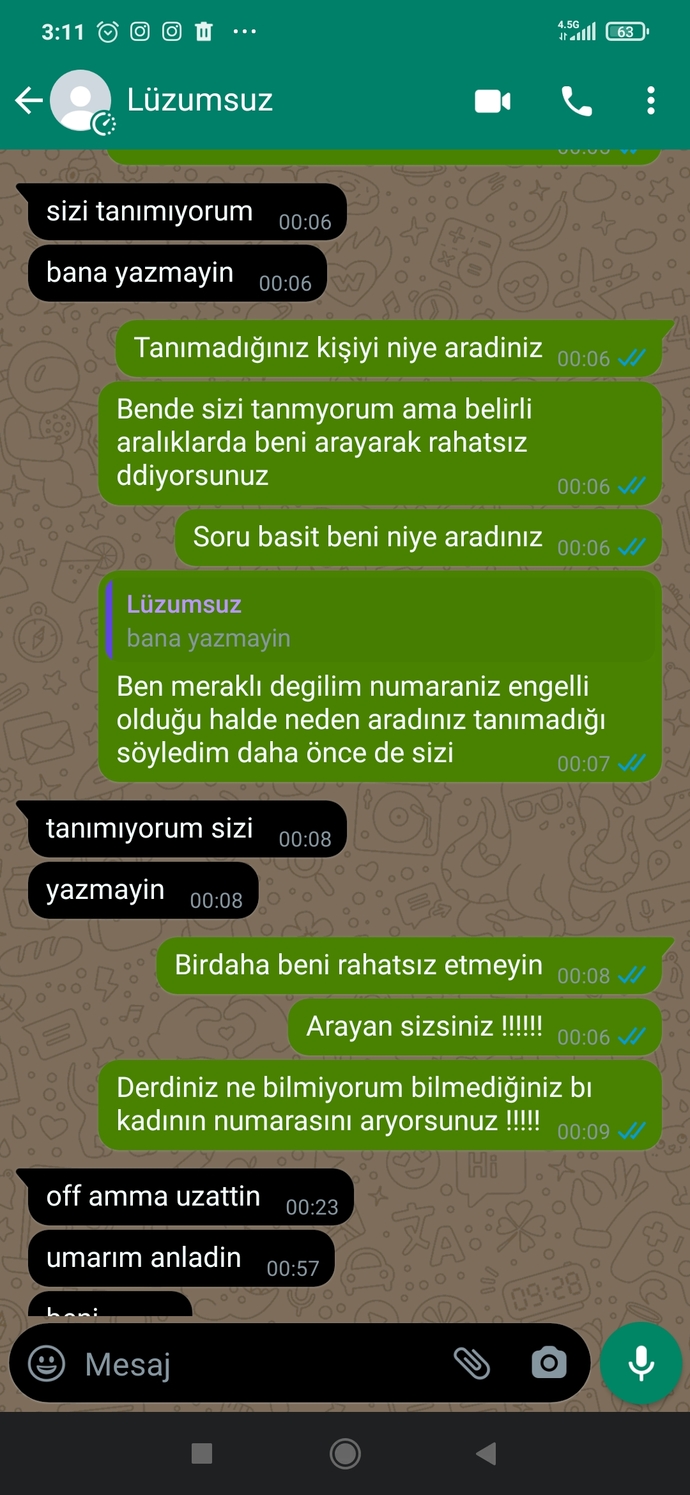Konuşmuşluğum yok sadece 4 sene öncesi iş görüşmesine gitmiştim?