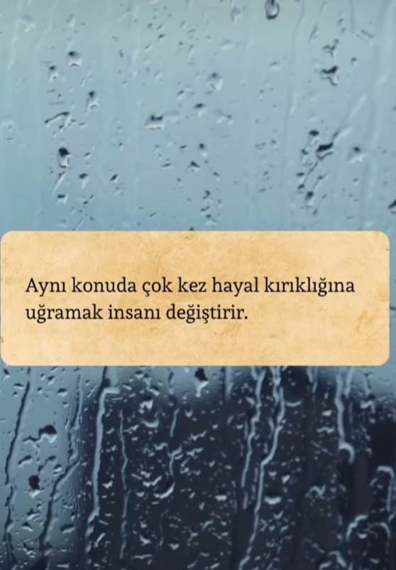 Kaç kere aynı konuda hayal kırıklığına uğradınız?