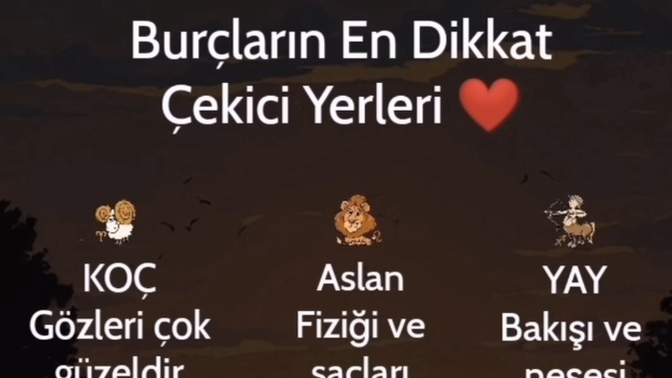 Burcunuza göre en dikkat çekici özelliğiniz nedir?