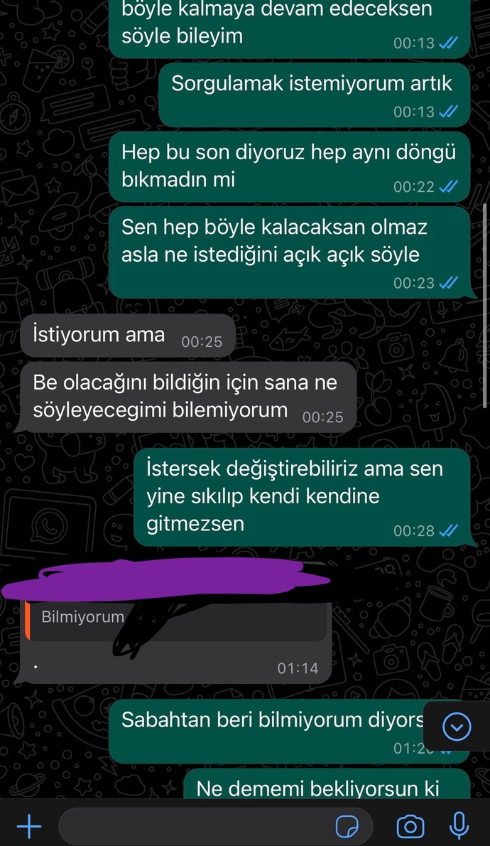 Böyle davranan birine ne denebilir?