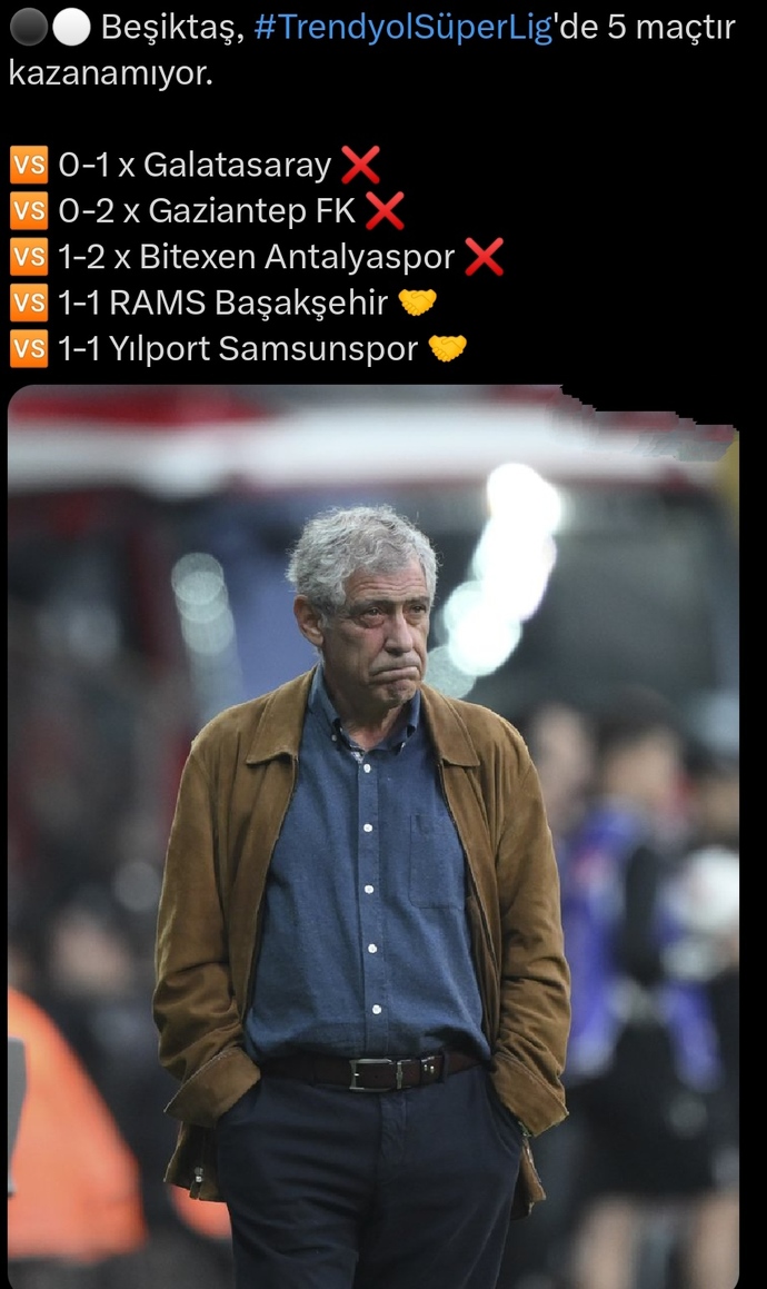 Beşiktaşın son dönemdeki kötü performansının sebepleri neler olabilir?