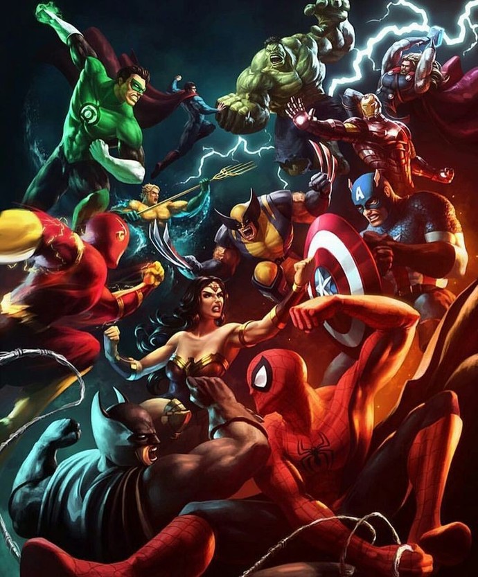 DC vs. Marvel size göre en güçlü kahraman takımı hangisidir?