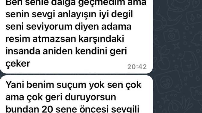 Arkadaşlar ayrıldığım adam bana bu yazmış. engeli kaldırıp tekrar engellemiş?