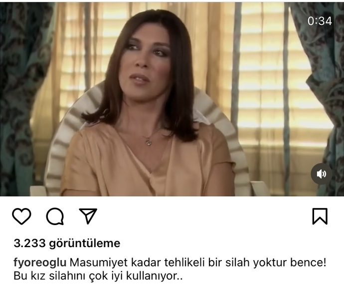 Firdevs Yöreoglu bu repliğinde haklı mı 😀?