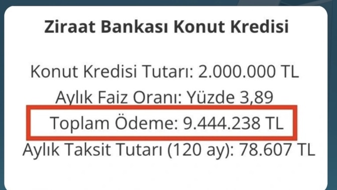Sizce bu faizlerle ev alabilmek mümkün mü?