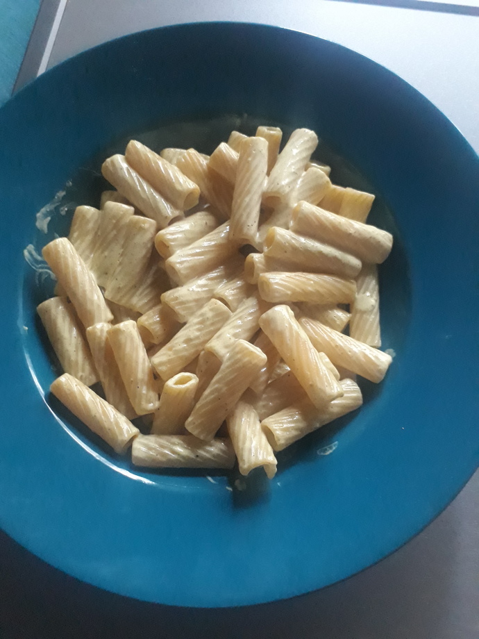 Körili kremalı makarna 🍲