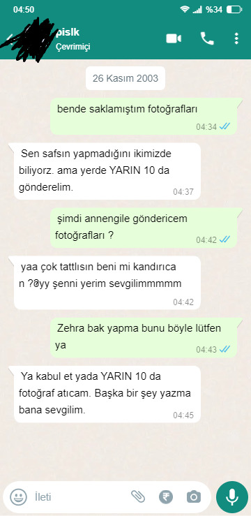 Sevgilimde özel fotolarım vardı ayrıldıktan sonra tüm akrabalarına atıp hayatını mahvederim geri dön diyor ne yapmam lazım?